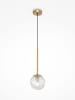 Maytoni Lampa wisząca w kolorze złotym - wys. 150 x Ø 15 cm