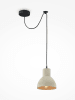 Maytoni Hanglamp zwart/beige - (H)222 x Ø 16 cm