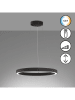 FISCHER & HONSEL Led-hanglamp "Sirko" zwart x Ø 60 cm