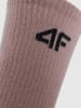 4F 4er-Set: Socken in Weiß/ Rosa/ Hellbraun