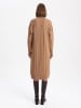 BGN Gebreide jurk lichtbruin