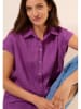Cecil Linnen blouse paars