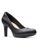 Clarks Leder-Pumps in Schwarz