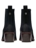 Clarks Leder-Stiefeltten zwart