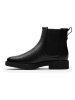 Clarks Leder-Chelsea-Boots in Schwarz