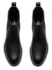 Clarks Leder-Chelsea-Boots in Schwarz
