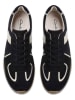 Clarks Leren sneakers zwart/crème