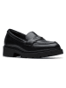 Clarks Leren mocassins zwart