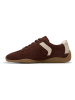 Clarks Leder-Sneakers in Braun/ Creme