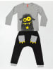 Denokids 2tlg. Outfit "XO" in Grau/ Schwarz
