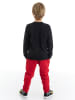Denokids 2tlg. Outfit in Schwarz/ Rot