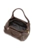 Lia Biassoni Skórzana torebka "Taro" w kolorze brązowym - 28 x 25 x 18 cm