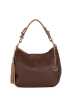 Lia Biassoni Skórzana torebka "Garga" w kolorze brązowym - 36 x 26 x 10 cm