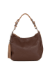 Lia Biassoni Skórzana torebka "Garga" w kolorze brązowym - 36 x 26 x 10 cm