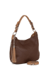 Lia Biassoni Skórzana torebka "Garga" w kolorze brązowym - 36 x 26 x 10 cm