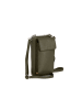 Lia Biassoni Leder-Handytasche "Cerca" in Olive - (B)11 x (H)19 x (T)4 cm