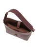 Lia Biassoni Skórzana torebka "Viverone" w kolorze brązowym - 27 x 19 x 9 cm