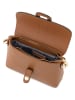 Lia Biassoni Leder-Umhängetasche "Perotto" in Camel - (B)25 x (H)19 x (T)9 cm