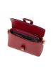 Lia Biassoni Leder-Umhängetasche "Perotto" in Rot - (B)25 x (H)19 x (T)9 cm