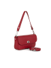 Lia Biassoni Skórzana torebka "Danerba" w kolorze czerwonym - 21 x 12 x 6 cm