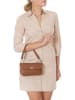 Lia Biassoni Leren schoudertas "Danerba" camel - (B)21 x (H)12 x (D)6 cm