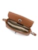 Lia Biassoni Leder-Schultertasche "Danerba" in Camel - (B)21 x (H)12 x (T)6 cm