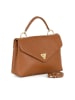 Lia Biassoni Leren handtas "Valsesia" lichtbruin - (B)26 x (H)23 x (D)8 cm