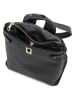 Lia Biassoni Leder-Rucksack "Dollaro" in Schwarz - (B)26 x (H)29 x (T)16 cm