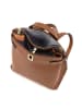 Lia Biassoni Skórzany plecak "Dollaro" w kolorze karmelowym - 26 x 29 x 16 cm