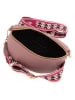 Lia Biassoni Leder-Umhängetasche "Irpino" in Rosa - (B)23 x (H)12 x (T)2 cm