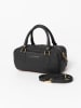 Lia Biassoni Leder-Henkeltasche "Cecita" in Schwarz - (B)27 x (H)12 x (T)12 cm