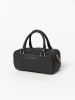 Lia Biassoni Leren handtas "Cecita" zwart - (B)27 x (H)12 x (D)12 cm