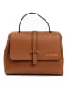 Lia Biassoni Skórzana torebka w kolorze jasnobrązowym - 23 x 19 x 12 cm