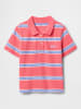 GAP Poloshirt rood/wit/lichtblauw
