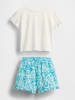 GAP 2-delige outfit wit/lichtblauw/groen