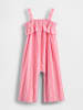 GAP Jumpsuit in Rosa/ Weiß/ Orange