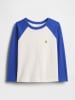 GAP Longsleeve in Weiß/ Blau