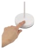 Securit LED-Tischleuchte "Angelina" in Weiß - (H)30 x Ø 10,5 cm