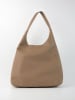 maison héritage PARIS Leder-Shopper "Kira" in Beige - (B)35 x (H)32 x (T)13 cm