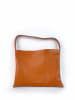maison héritage PARIS Leder-Shopper "Ori" in Orange - (B)45 x (H)35 cm