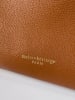 maison héritage PARIS Leder-Shopper "Ori" in Orange - (B)45 x (H)35 cm