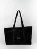 maison héritage PARIS Leder-Shopper "Rise" in Schwarz - (B)52 x (H)31 cm