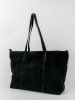 maison héritage PARIS Skórzany shopper bag "Rise" w kolorze czarnym - 52 x 31 cm