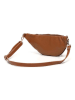 maison héritage PARIS Skórzana saszetka "Mouki" w kolorze jasnobrązowym - 27 x 11 x 7 cm