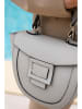 maison héritage PARIS Skórzana torebka "Mini Votti" w kolorze szarym - 33 x 17,5 x 8,5 cm