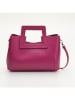 maison héritage PARIS Skórzana torebka "Jini" w kolorze różowym - 30 x 22 x 10 cm
