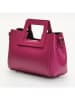 maison héritage PARIS Skórzana torebka "Jini" w kolorze różowym - 30 x 22 x 10 cm