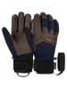 Reusch Funktionsfingerhandschuhe "Jupiter GORE-TEX" in Dunkelblau/ Braun