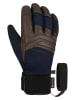Reusch Funktionsfingerhandschuhe "Jupiter GORE-TEX" in Dunkelblau/ Braun