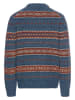 Camel Active Sweter w kolorze niebiesko-czerwonym